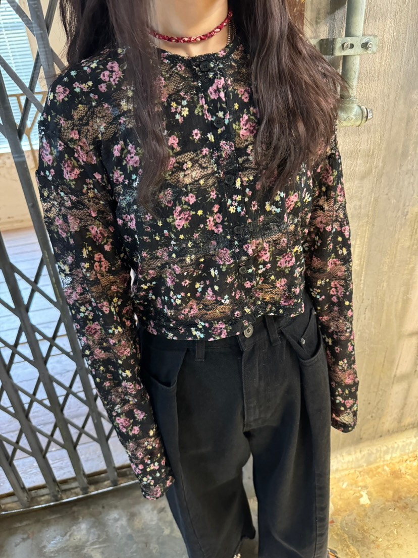 FRANC直郵韓國代購女裝新款真品時尚推薦熱賣24春夏襯衫蕾絲衫FRANC襯衫/蕾絲衫