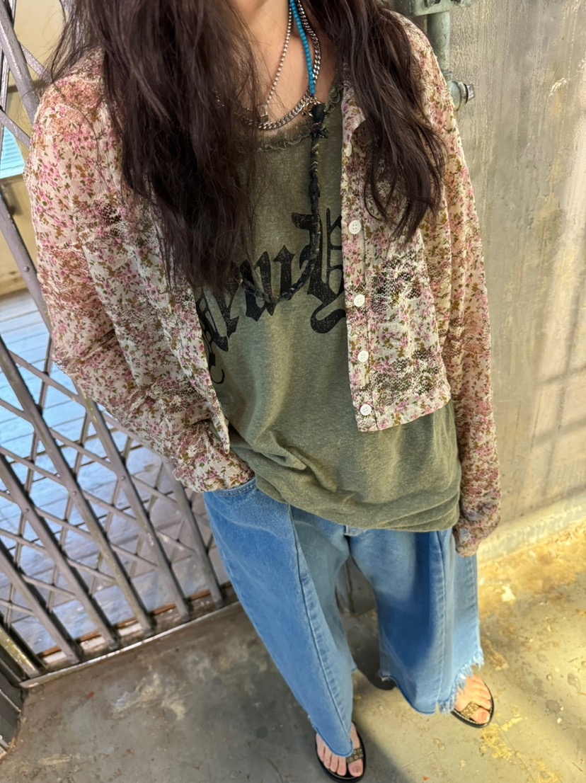 FRANC直郵韓國代購女裝新款真品時尚推薦熱賣24春夏襯衫蕾絲衫FRANC襯衫/蕾絲衫