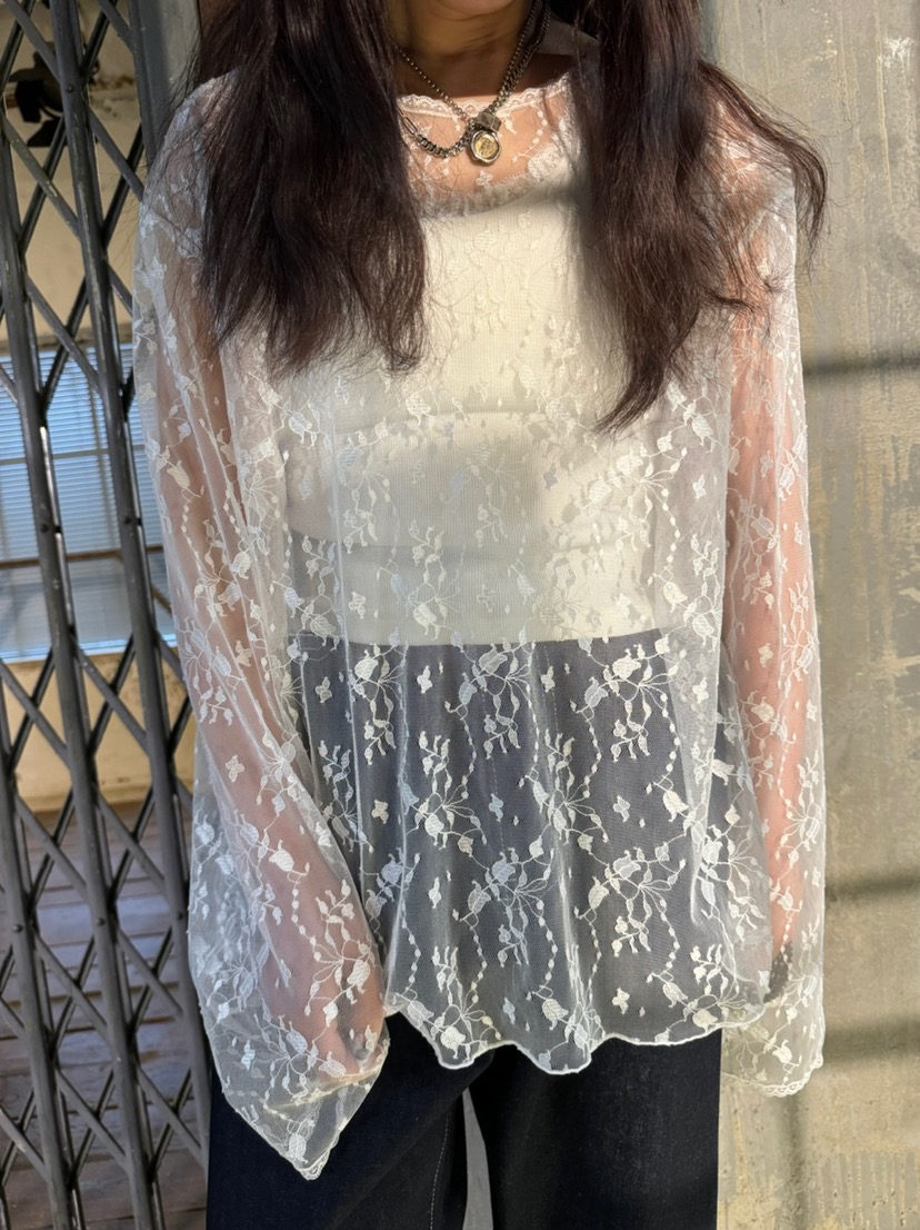 FRANC韓國直郵女裝新品時尚推薦熱賣24春夏休閑襯衫蕾絲衫FRANC襯衫/蕾絲衫