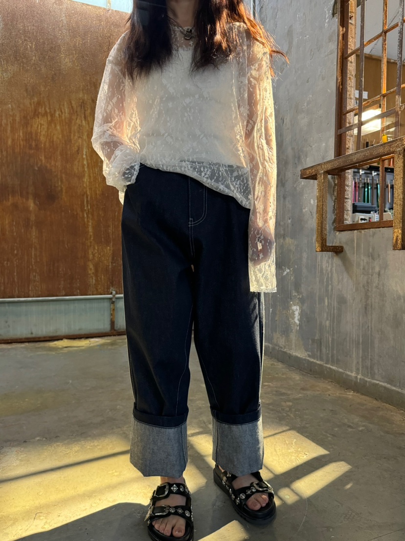 FRANC韓國直郵女裝新品時尚推薦熱賣24春夏休閑襯衫蕾絲衫FRANC襯衫/蕾絲衫