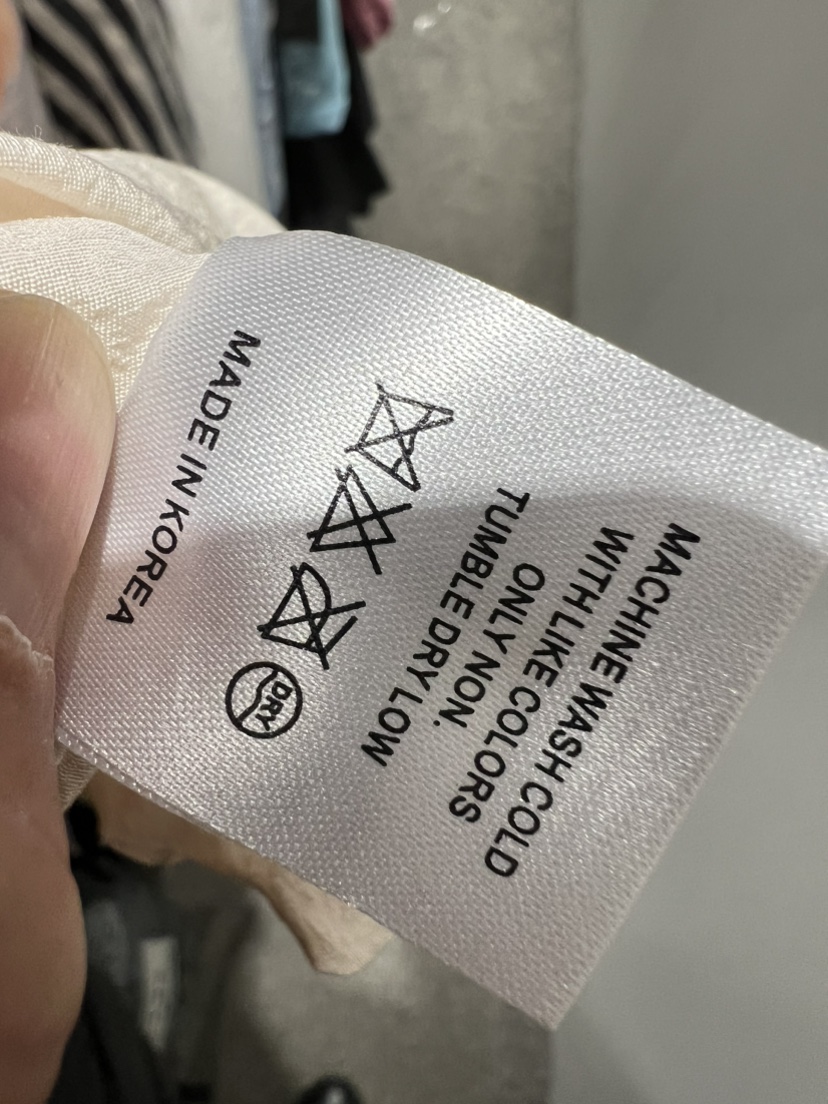 FABRIC韓國直郵東大門實拍女裝新款24春夏熱賣襯衫蕾絲衫FABRIC襯衫/蕾絲衫