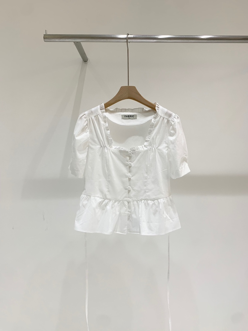FABRIC韓國直郵東大門實拍女裝新款時尚推薦休閑襯衫蕾絲衫FABRIC襯衫/蕾絲衫圖色2