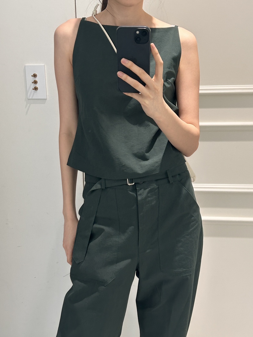 ME MO韓國直郵女裝新款休閑時尚人氣24春夏熱賣吊帶背心ME MO吊帶/背心