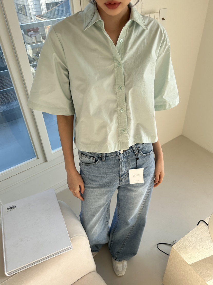 ME MO直郵韓國代購女裝新款熱賣職業人氣真品24春夏襯衫蕾絲衫ME MO襯衫/蕾絲衫圖色3