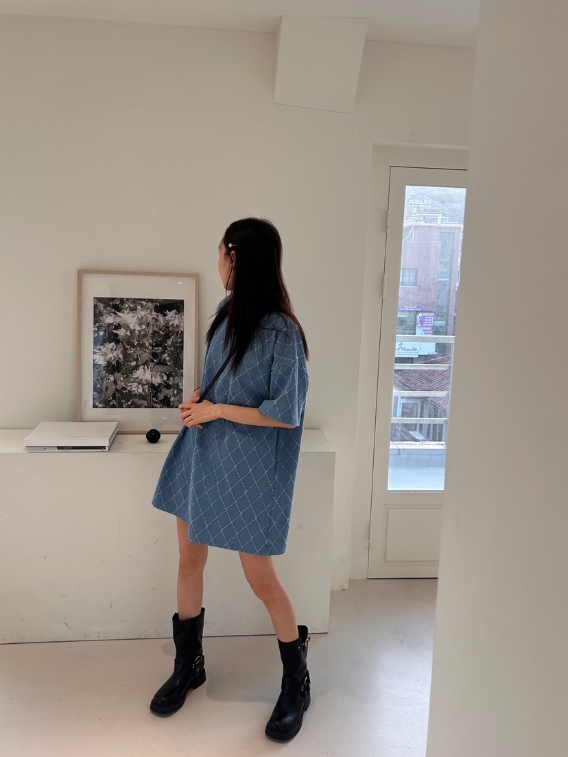 ME MO韓國直郵東大門實拍女裝新款24春夏人氣真品連衣裙ME MO連衣裙