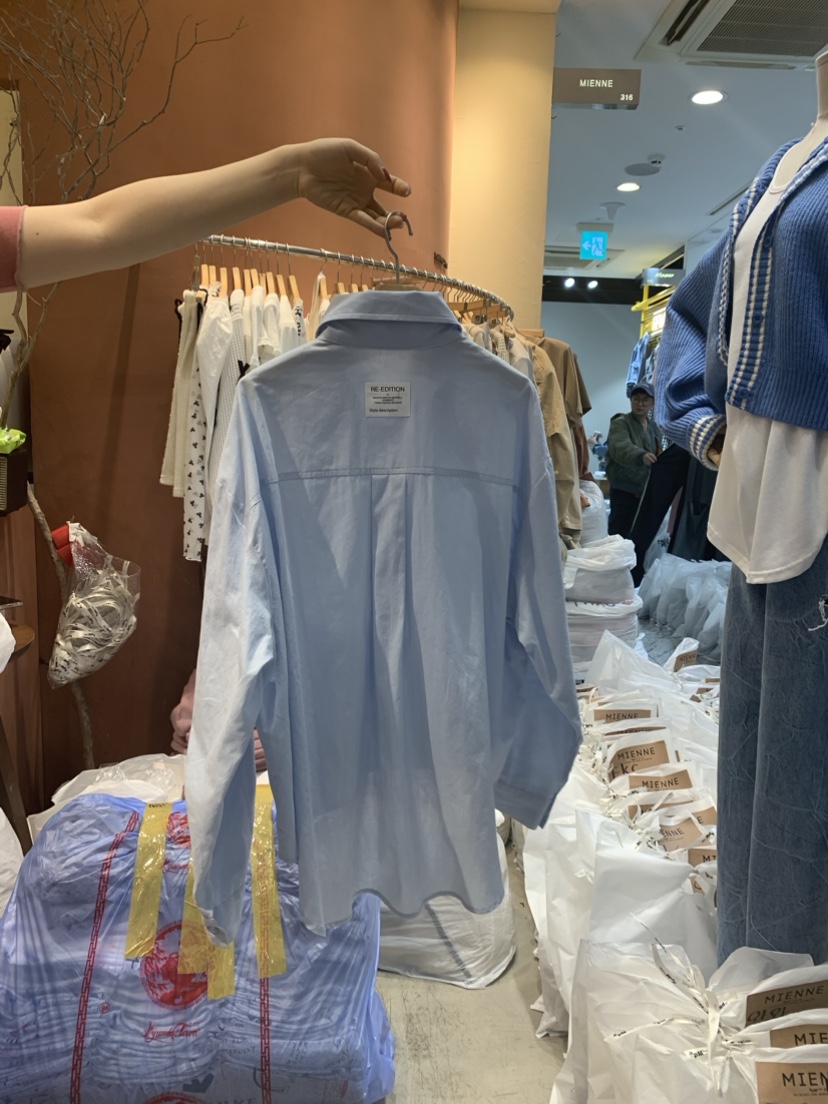 MIENNE韓國直郵東大門實拍女裝新品24春夏時尚襯衫蕾絲衫MIENNE襯衫/蕾絲衫