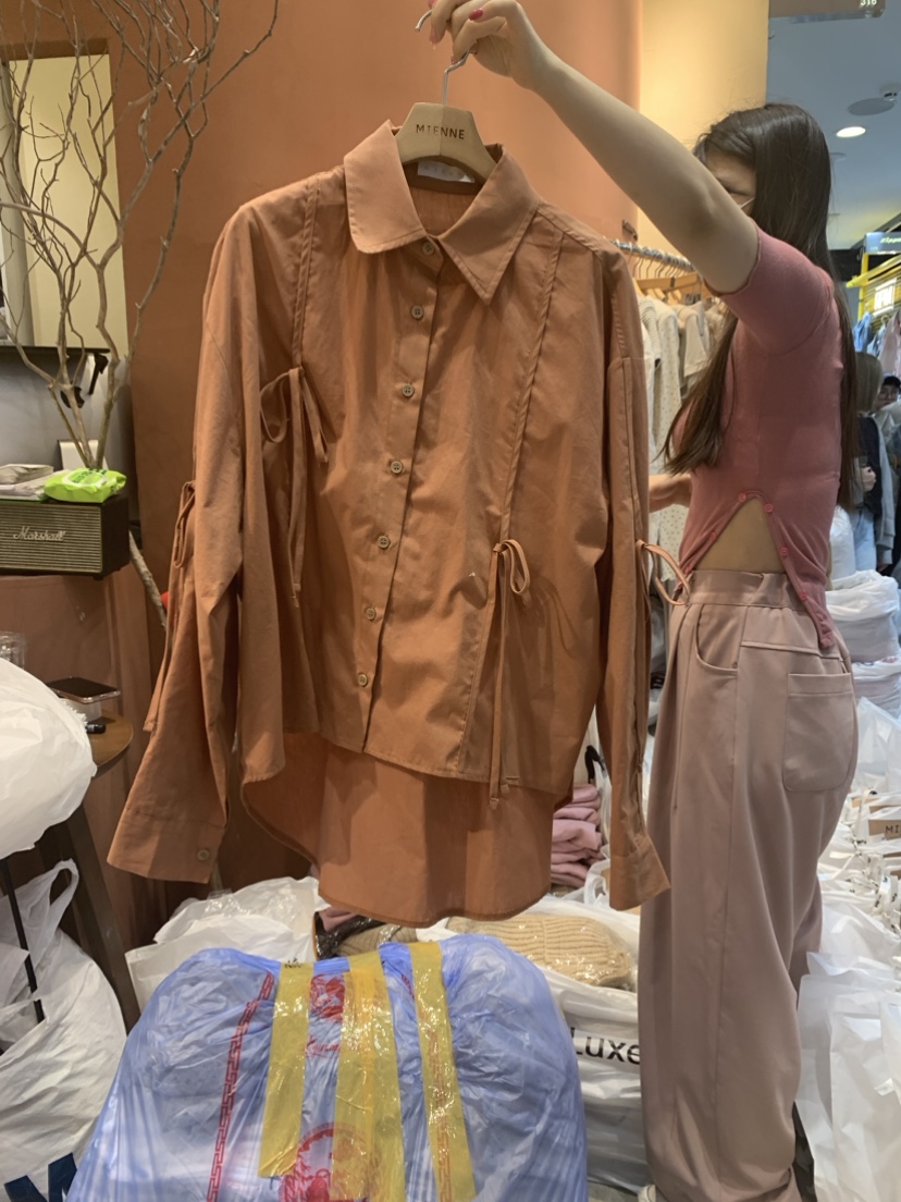 MIENNE韓國直郵東大門實拍女裝新品24春夏時尚襯衫蕾絲衫MIENNE襯衫/蕾絲衫圖色3