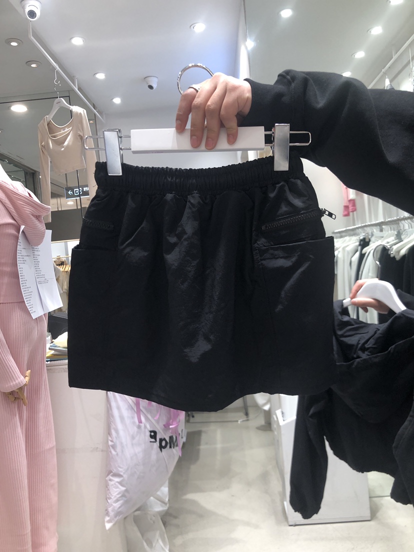 MONROE直郵韓國代購女裝新款人氣24春夏時尚職業短裙口袋KONI短裙