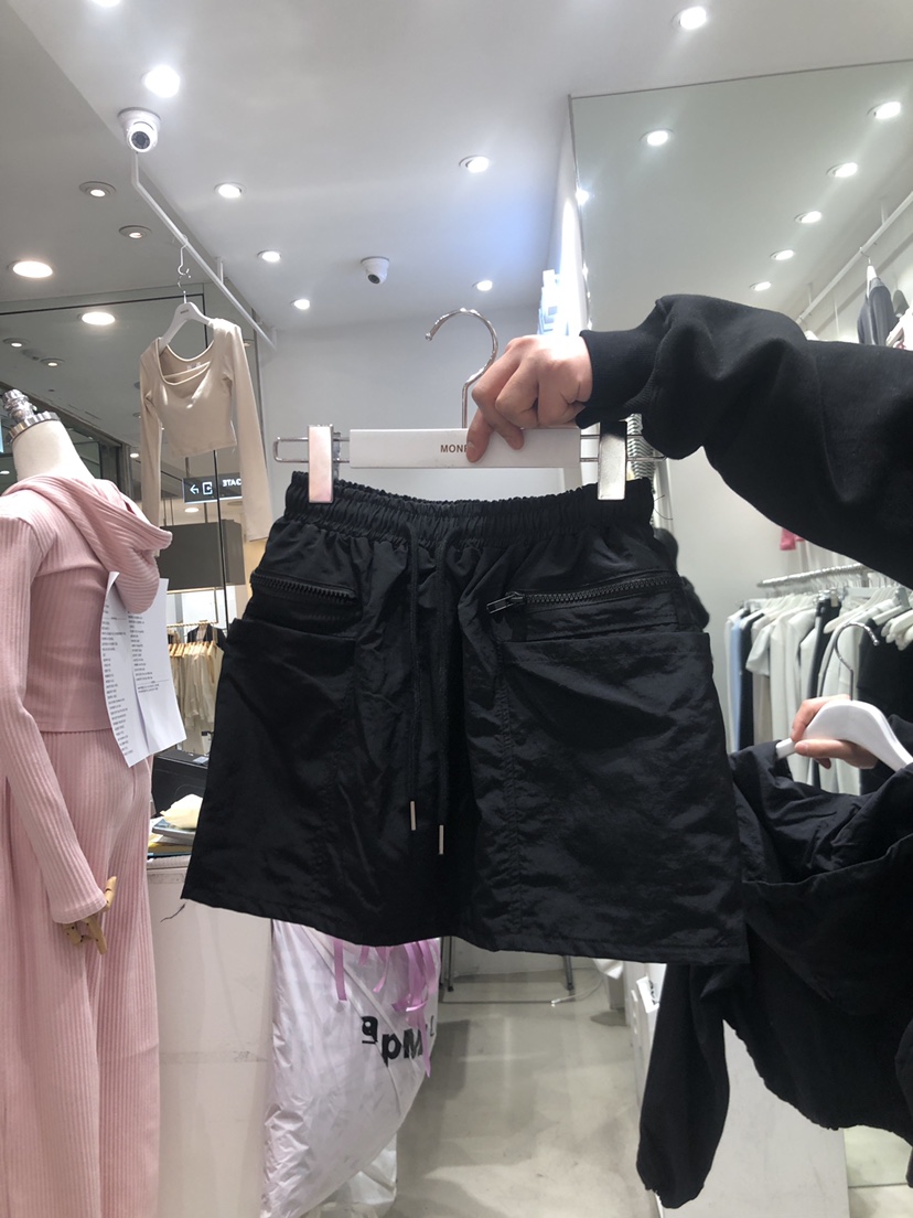 MONROE直郵韓國代購女裝新款人氣24春夏時尚職業短裙口袋KONI短裙圖色2