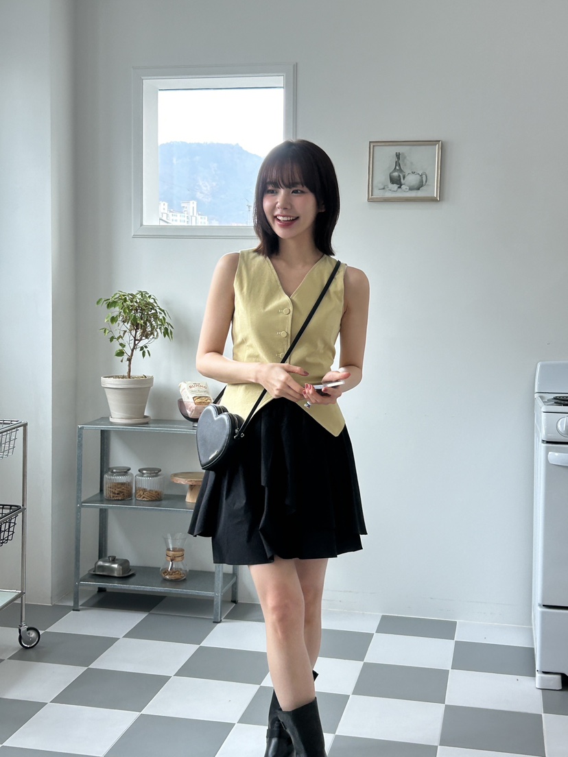 RE:OPENING直郵韓國代購女裝新款人氣休閑熱賣時尚推薦馬甲RE:OPENING馬甲