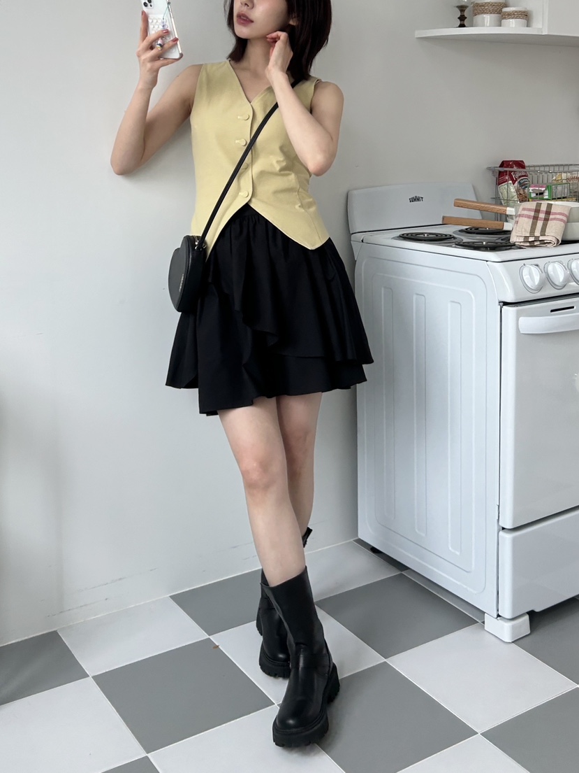 RE:OPENING直郵韓國代購女裝新款人氣休閑熱賣時尚推薦馬甲RE:OPENING馬甲