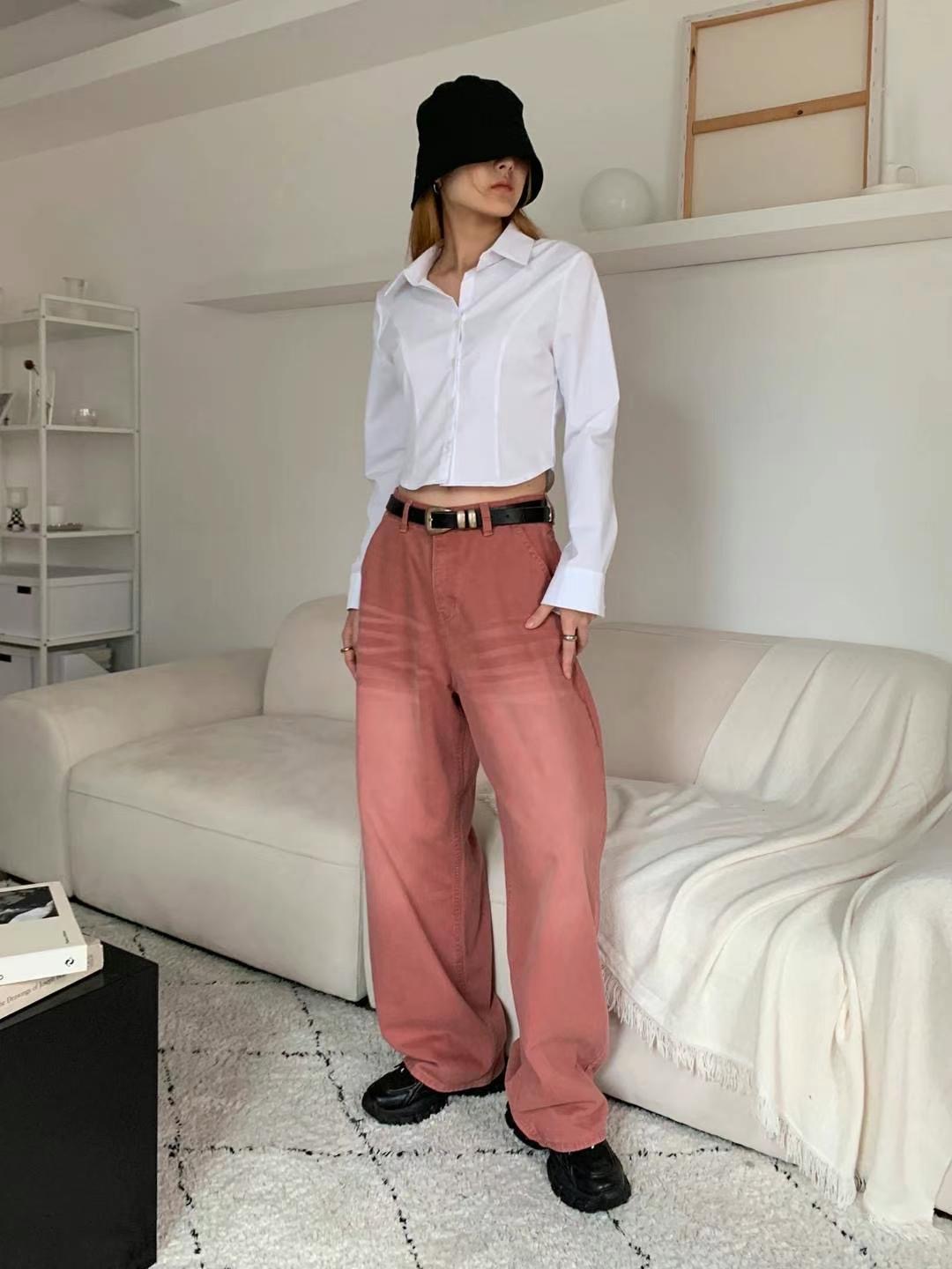 STYLE LAB韓國直郵女裝新款熱賣職業推薦24春夏時尚休閑褲STYLE LAB休閑褲