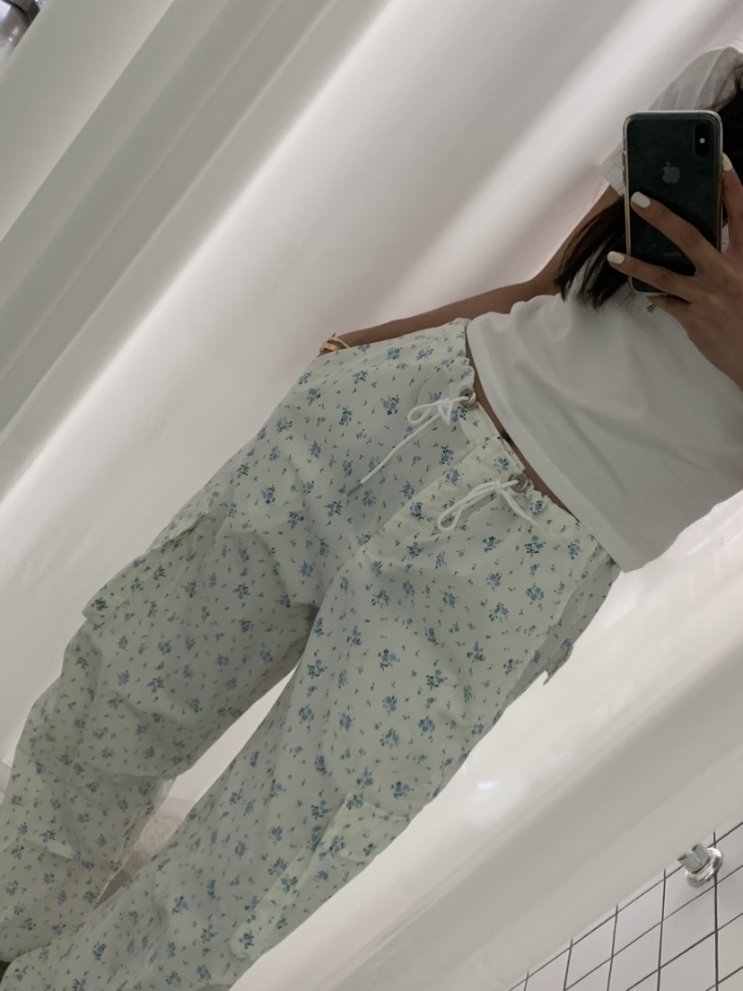VIRKIN韓國直郵女裝新款職業24春夏時尚人氣熱賣休閑褲口袋THE TARDUST休閑褲