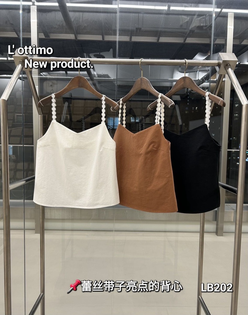 L ottimo直郵韓國代購女裝新品休閑24春夏真品人氣吊帶背心LOTTIMO吊帶/背心