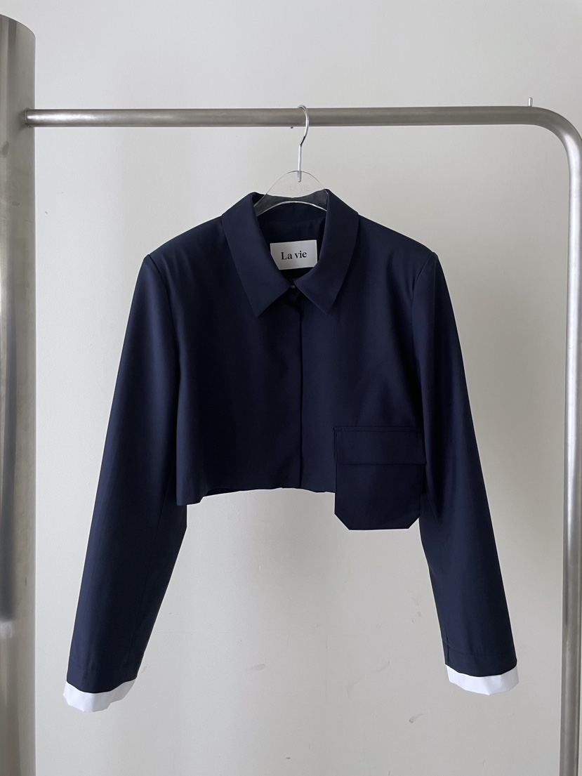 LA MUETTE/JAMIESTONE韓國直郵東大門代購女裝新品職業襯衫蕾絲衫FLAT GARDEN/LA MUETTE/JAMIESTONE襯衫/蕾絲衫圖色3