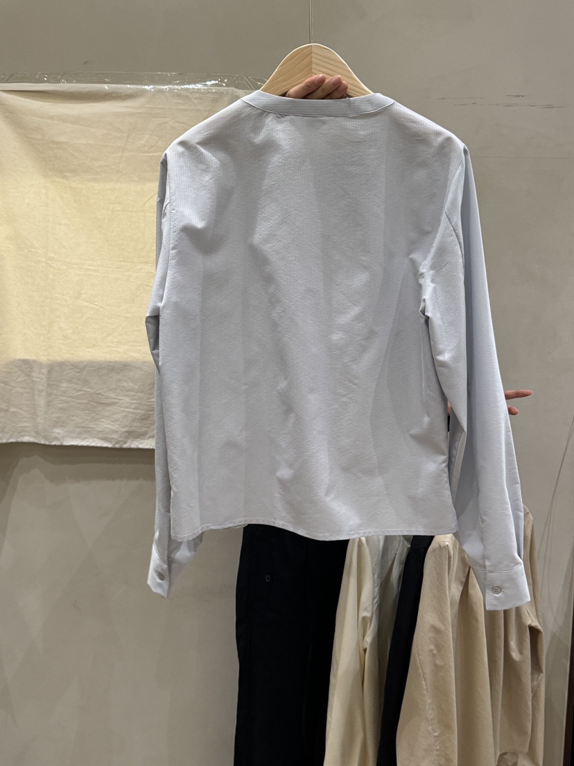 LAKE-A韓國直郵東大門代購女裝新款熱賣時尚24春夏襯衫蕾絲衫Lake side襯衫/蕾絲衫