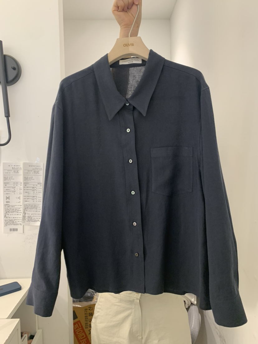 OUVIR韓國直郵女士新品職業人氣時尚推薦真品24春夏襯衫蕾絲衫O.V.R/OUVIR襯衫/蕾絲衫圖色2