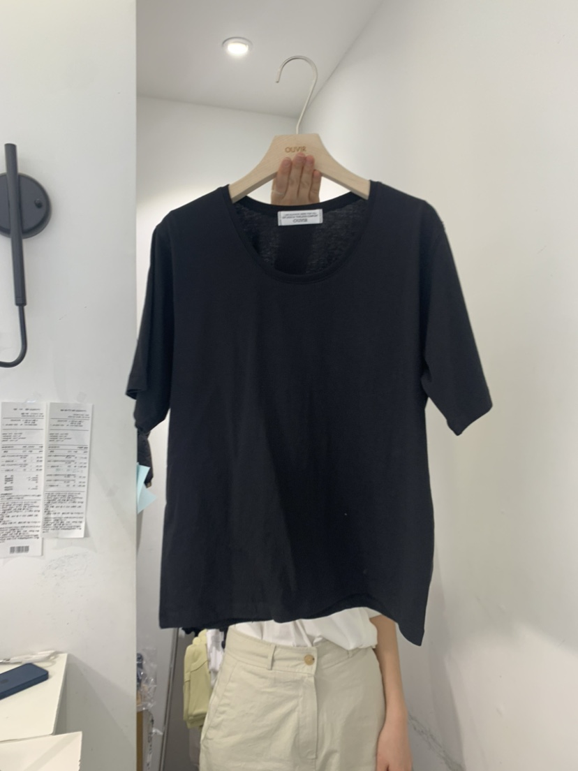 OUVIR韓國直郵東大門代購女裝新品人氣職業休閑推薦真品T恤O.V.R/OUVIRT恤圖色2