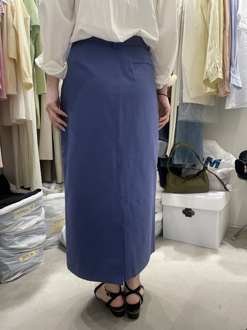 Sendtwo韓國直郵女士新品休閑真品24春夏職業人氣熱賣長裙SENDTWO長裙