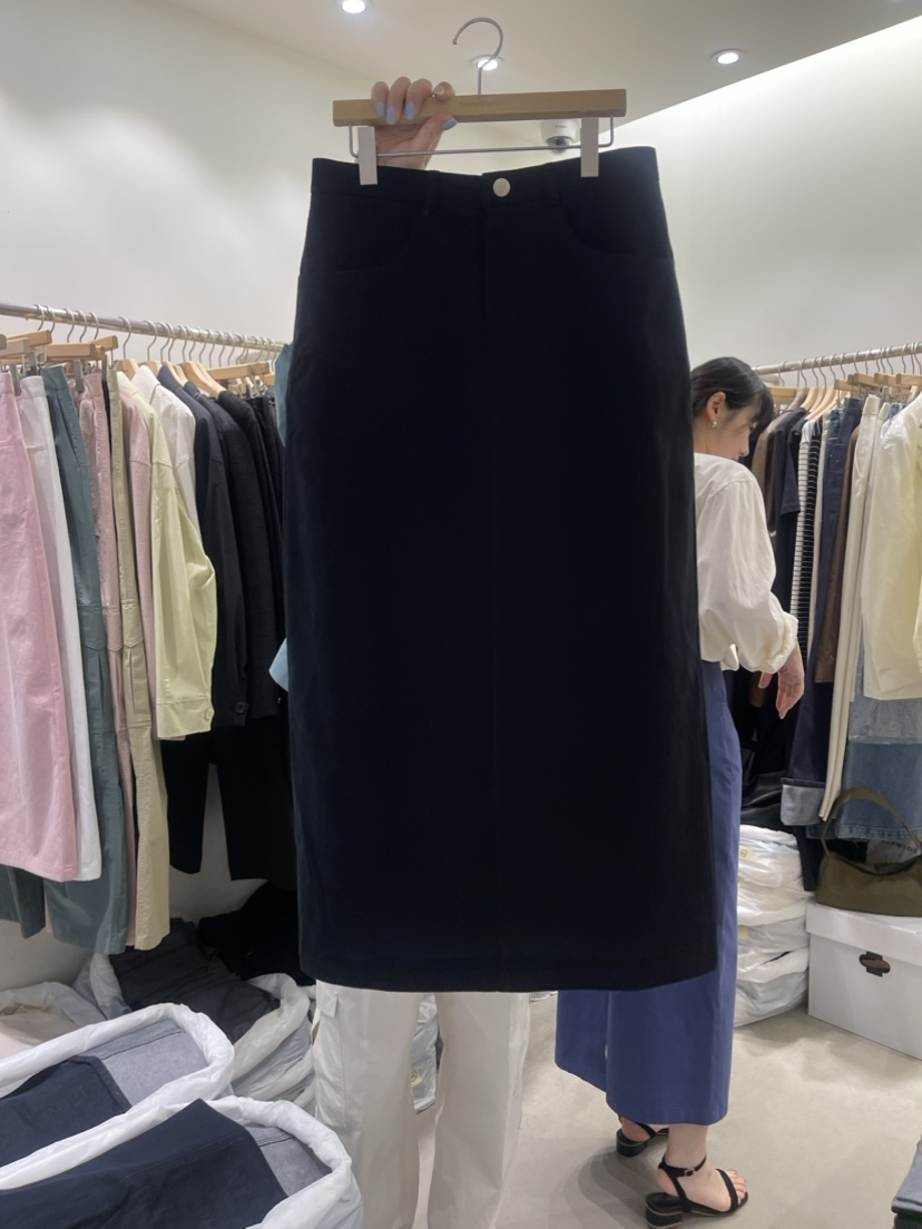 Sendtwo韓國直郵女士新品休閑真品24春夏職業人氣熱賣長裙SENDTWO長裙圖色3