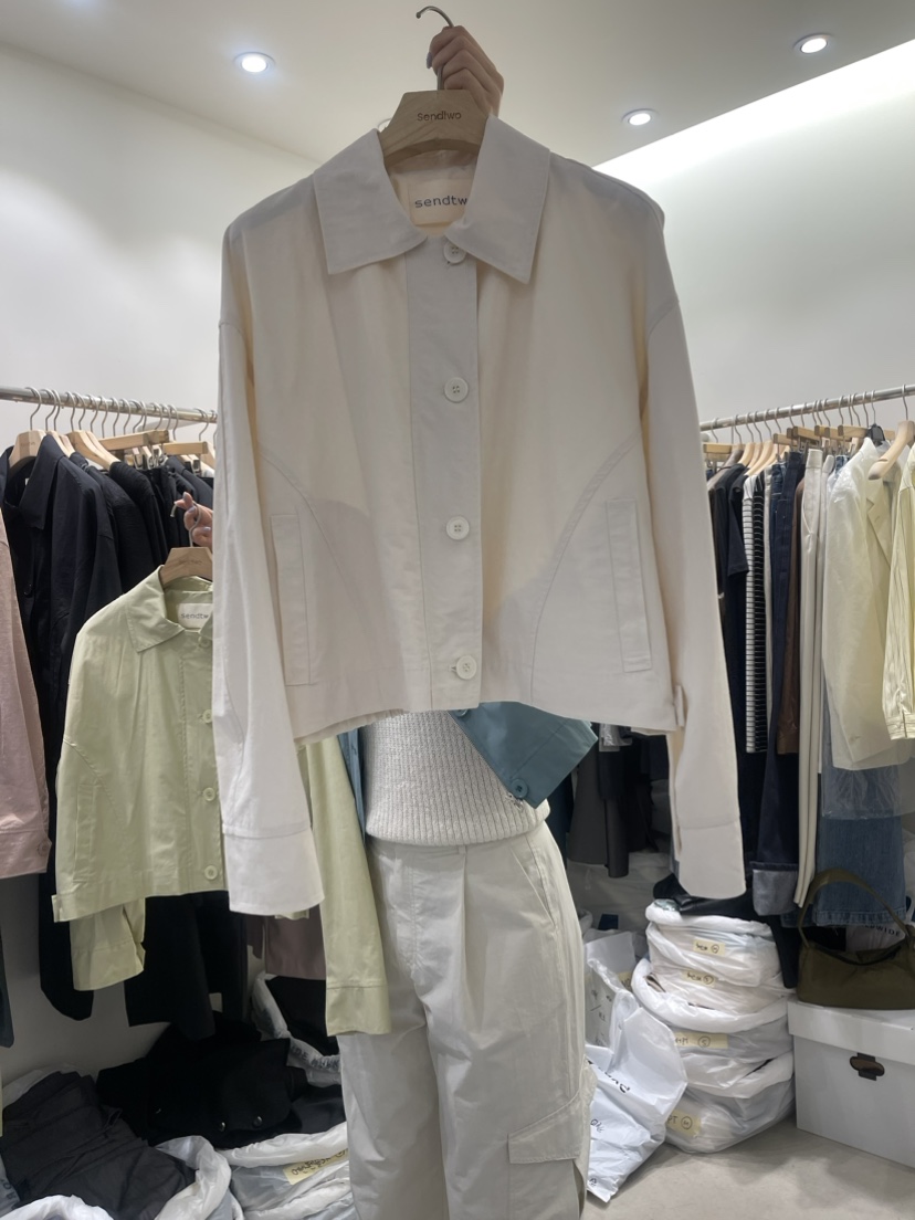 Sendtwo韓國直郵東大門實拍女士新款時尚推薦真品24春夏夾克SENDTWO夾克圖色2