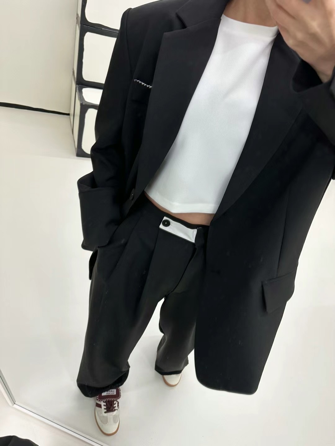 ALLURE直郵韓國代購女裝新品職業時尚熱賣推薦休閑人氣夾克ALLURE夾克圖色2