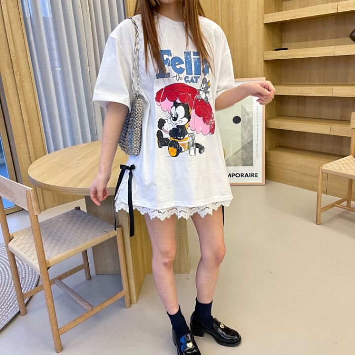 BOUTIQUE韓國直郵東大門實拍女裝新品真品休閑熱賣時尚24春夏T恤BOUTIQUE-LT恤