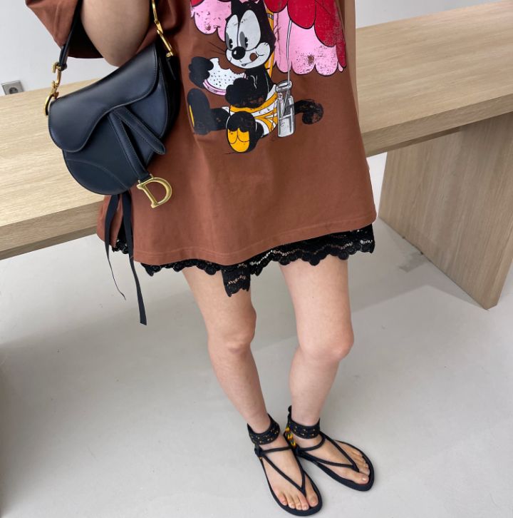 BOUTIQUE韓國直郵東大門實拍女裝新品真品休閑熱賣時尚24春夏T恤BOUTIQUE-LT恤
