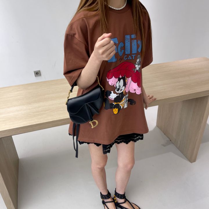 BOUTIQUE韓國直郵東大門實拍女裝新品真品休閑熱賣時尚24春夏T恤BOUTIQUE-LT恤