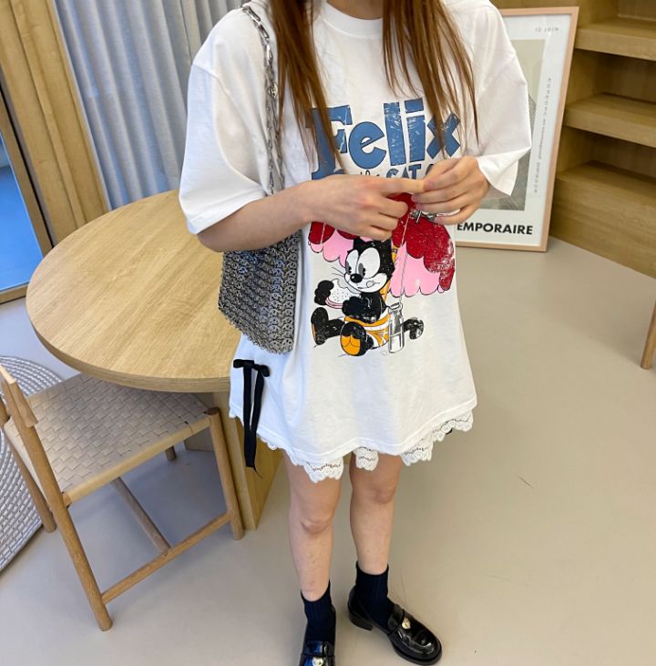 BOUTIQUE韓國直郵東大門實拍女裝新品真品休閑熱賣時尚24春夏T恤BOUTIQUE-LT恤