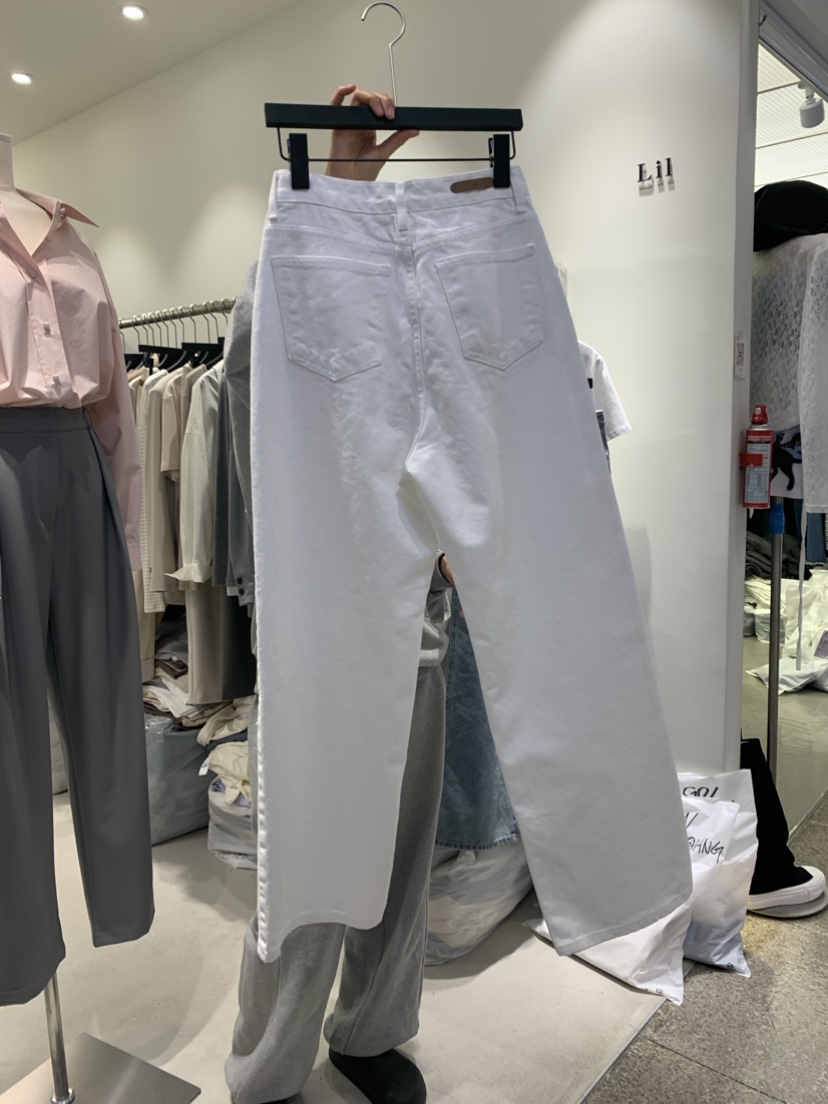 LIL直郵韓國代購女裝新款熱賣時尚推薦人氣24春夏休閑牛仔褲LIL牛仔褲