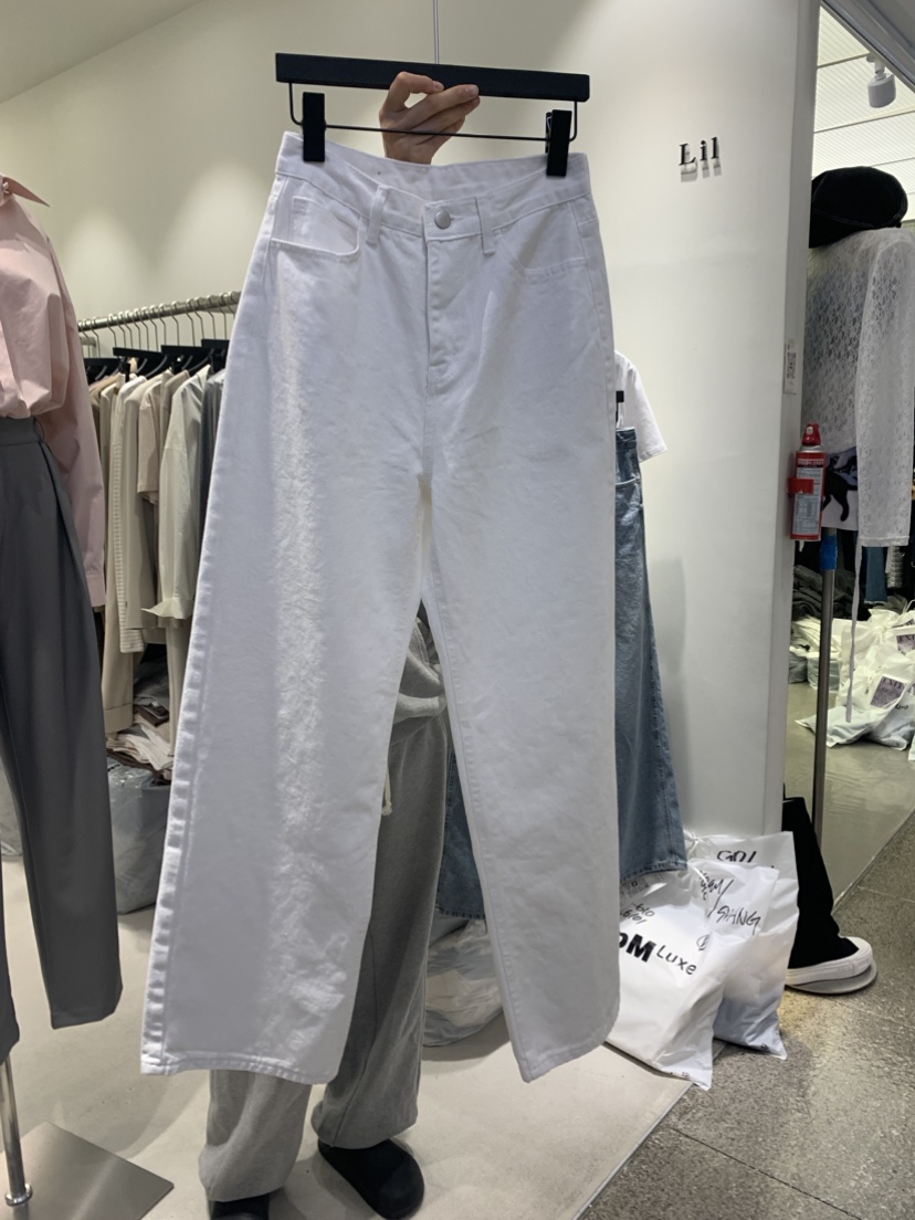 LIL直郵韓國代購女裝新款熱賣時尚推薦人氣24春夏休閑牛仔褲LIL牛仔褲圖色1