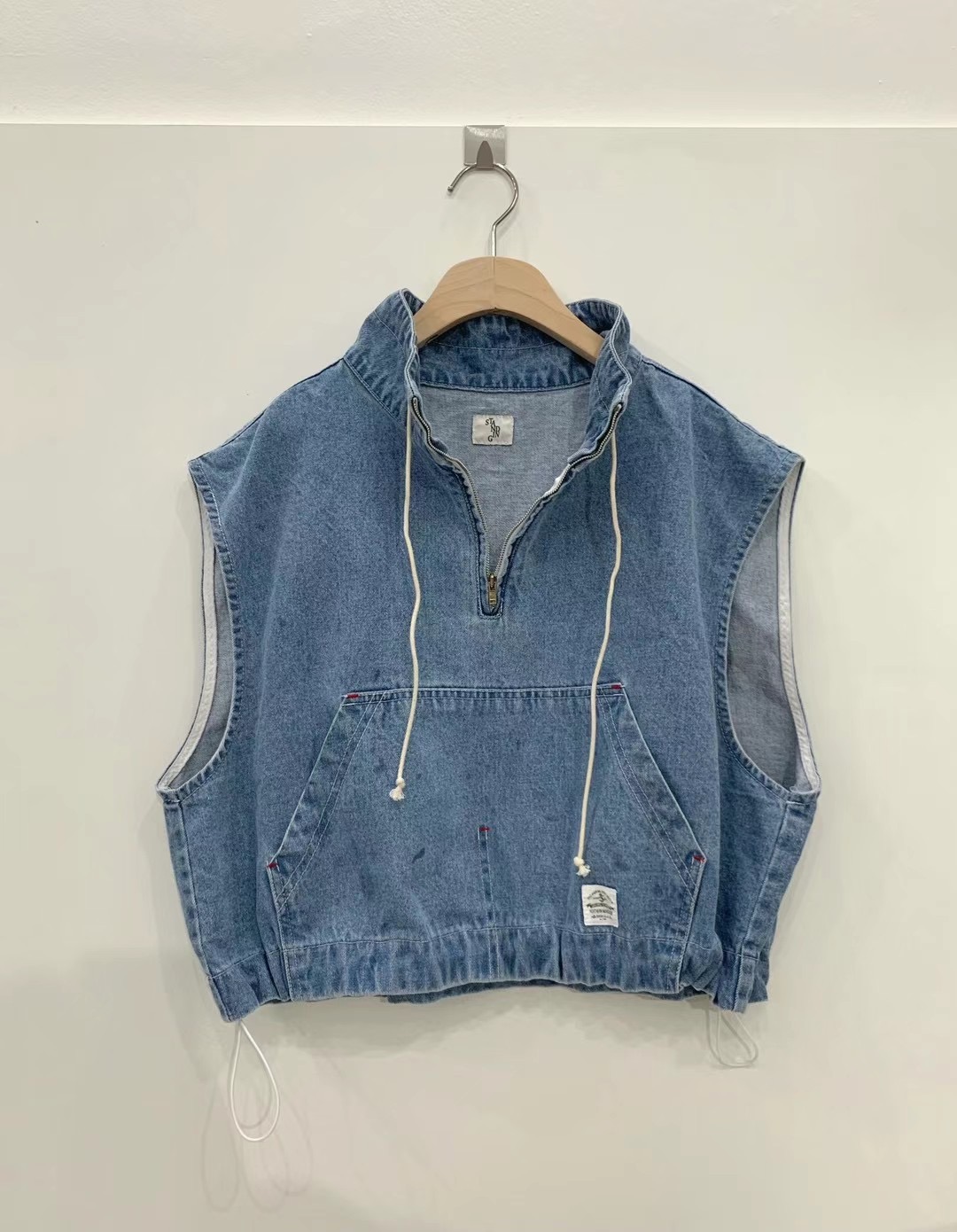 STANDING韓國直郵東大門實拍女裝新品休閑職業24春夏馬甲STANDING馬甲