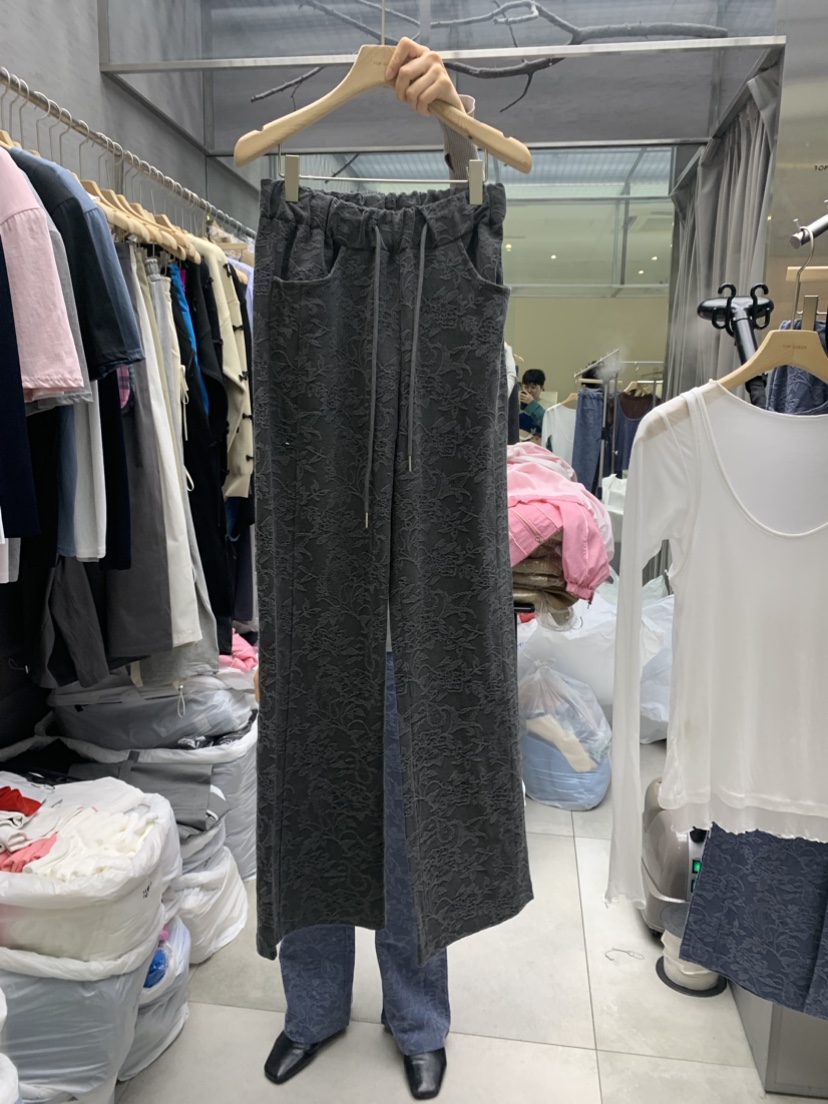 TOPQUEEN韓國直郵東大門代購女裝新款熱賣真品24春夏休閑褲UOOV休閑褲