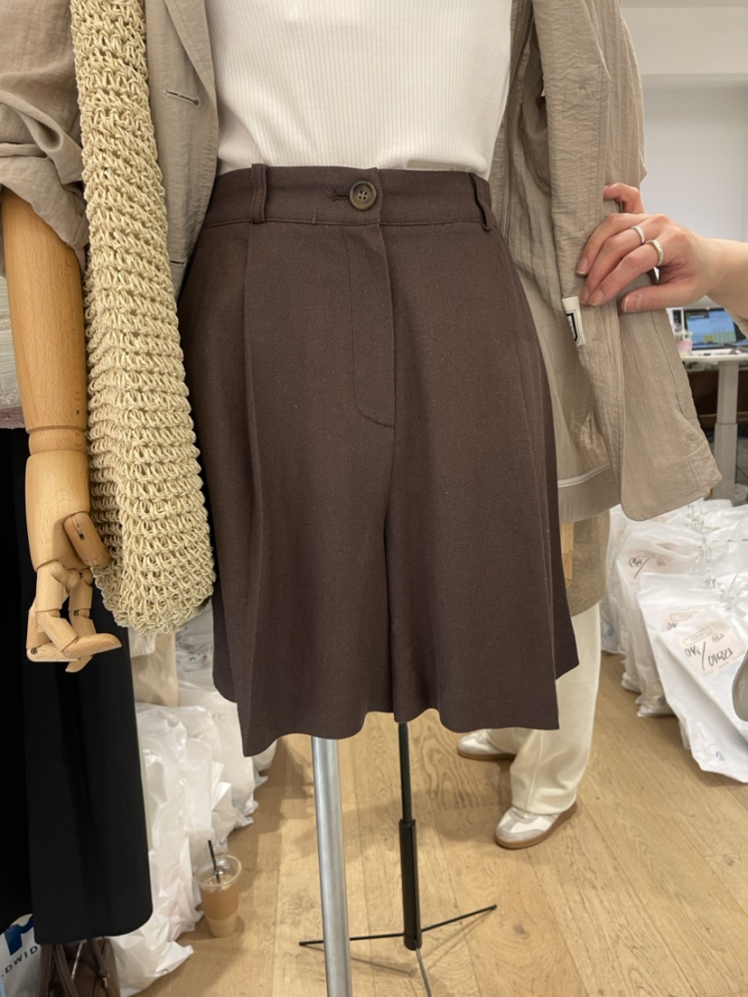 VENIR韓國直郵女裝新品人氣推薦休閑職業時尚真品24春夏短褲VENIR-a短褲圖色2
