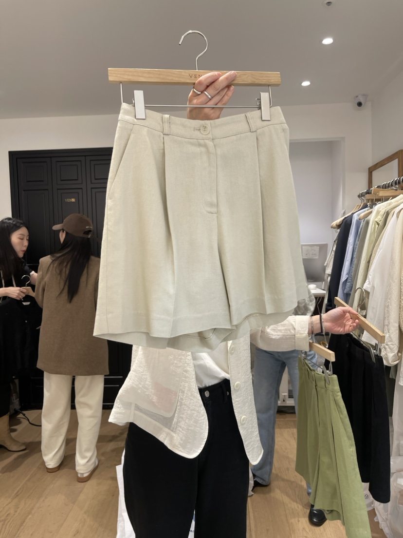 VENIR韓國直郵女裝新品人氣推薦休閑職業時尚真品24春夏短褲VENIR-a短褲圖色3