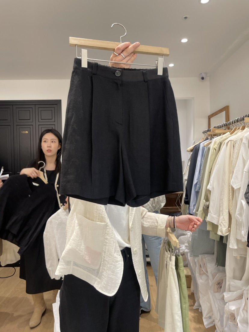 VENIR韓國直郵女裝新品人氣推薦休閑職業時尚真品24春夏短褲VENIR-a短褲圖色4
