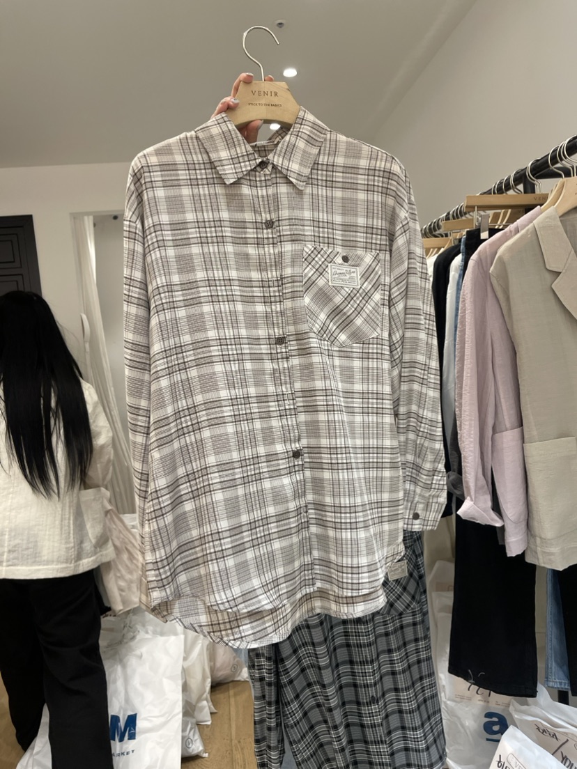 VENIR韓國直郵東大門實拍女裝新款熱賣真品時尚推薦襯衫蕾絲衫VENIR-a襯衫/蕾絲衫