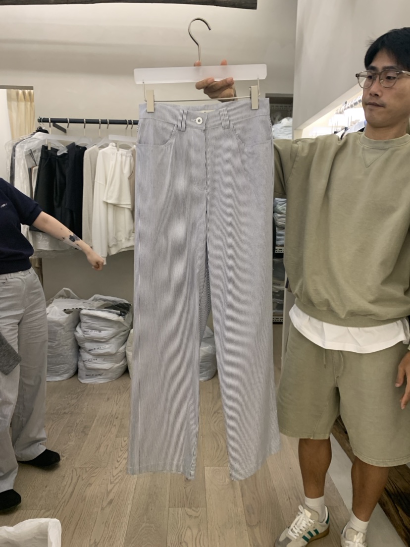 Waller直郵韓國代購女裝新品職業人氣時尚休閑真品熱賣休閑褲NOTHING休閑褲圖色1