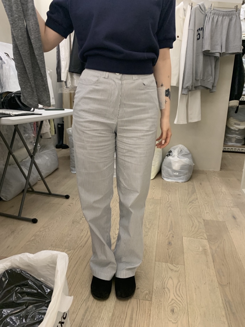 Waller直郵韓國代購女裝新品職業人氣時尚休閑真品熱賣休閑褲NOTHING休閑褲圖色2