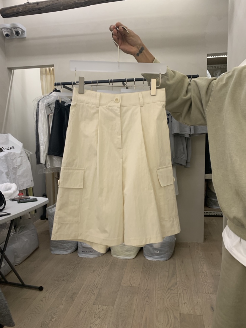 Waller韓國直郵女裝新款24春夏休閑職業時尚真品人氣短褲NOTHING短褲