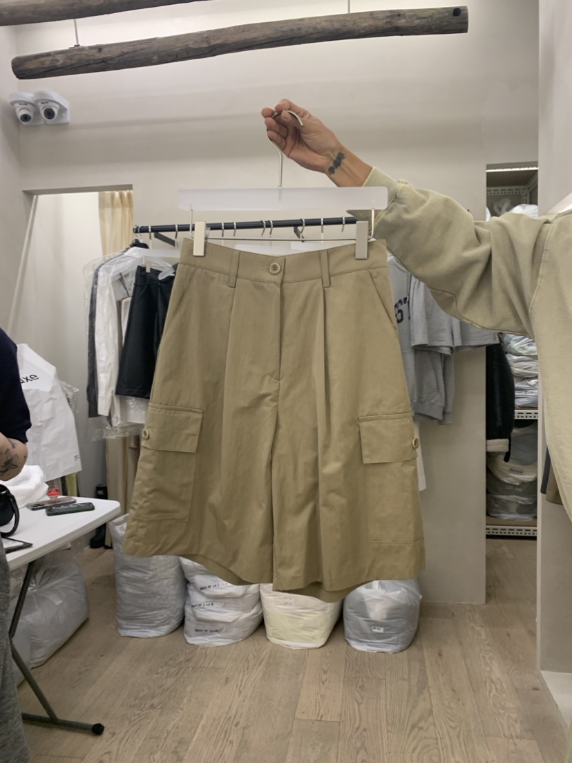 Waller韓國直郵女裝新款24春夏休閑職業時尚真品人氣短褲NOTHING短褲圖色2