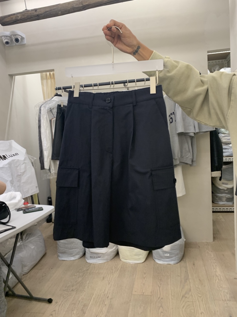 Waller韓國直郵女裝新款24春夏休閑職業時尚真品人氣短褲NOTHING短褲圖色3