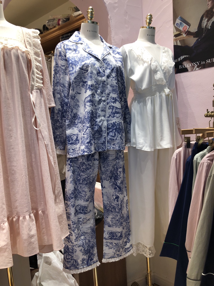 BALCONY韓國直郵女裝新品真品時尚推薦人氣熱賣休閑24春夏睡衣BALCONY睡衣圖色2