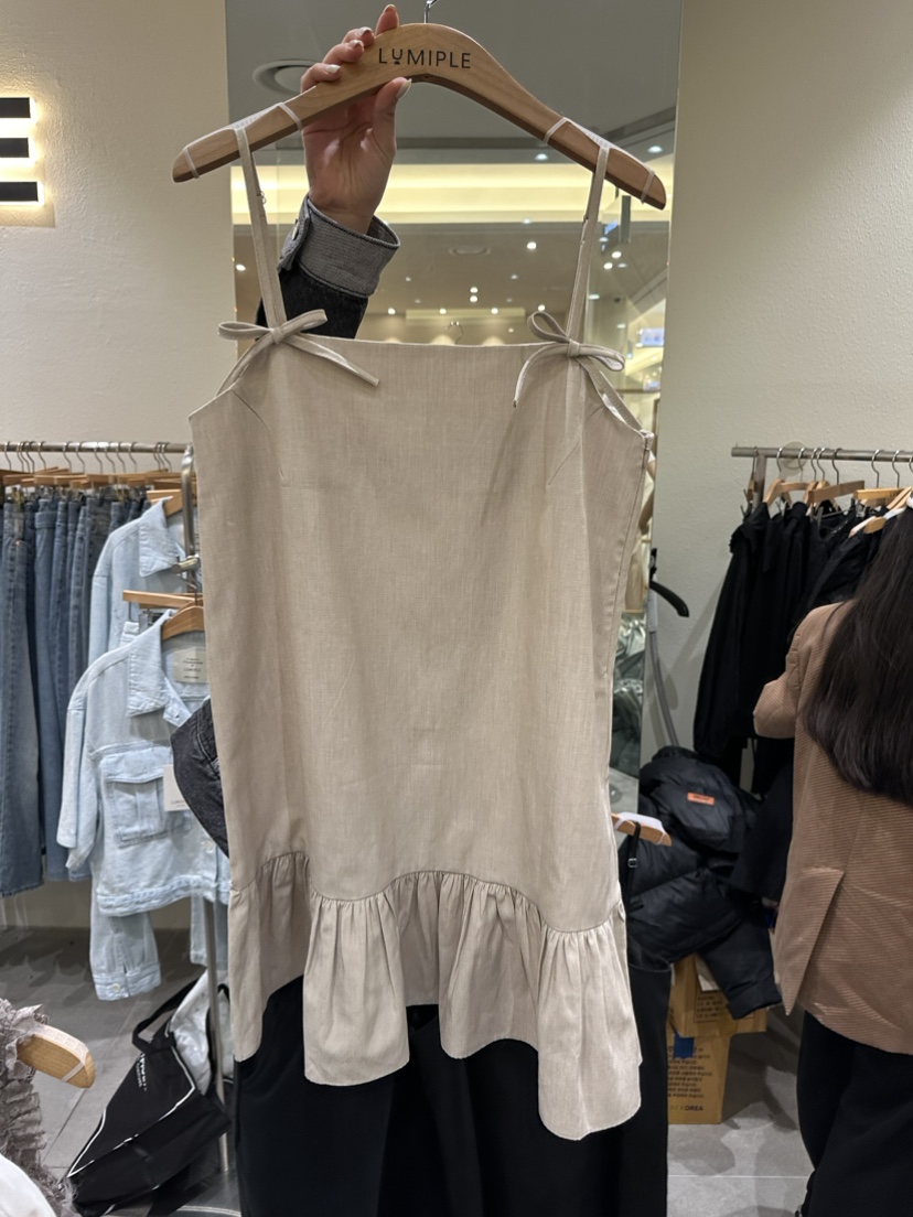 LUMIPLE直郵韓國代購女裝新款人氣推薦休閑真品時尚24春夏連衣裙LUMIPLE連衣裙