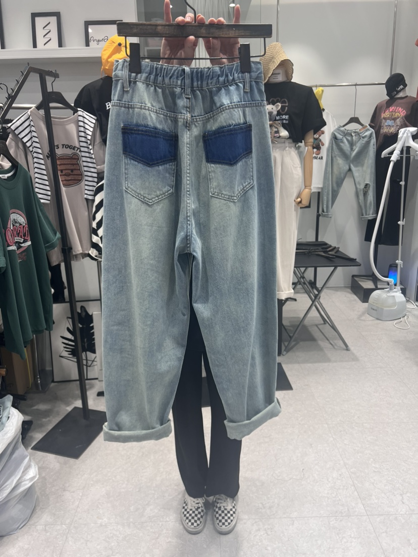 CARNABY韓國直郵女裝新款時尚熱賣24春夏人氣牛仔褲牛仔布CARNABY牛仔褲