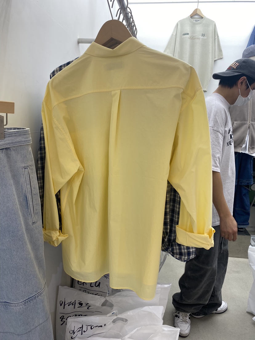 HAND-男裝直郵韓國代購女裝新款真品推薦24春夏襯衫蕾絲衫HAND-男裝襯衫/蕾絲衫