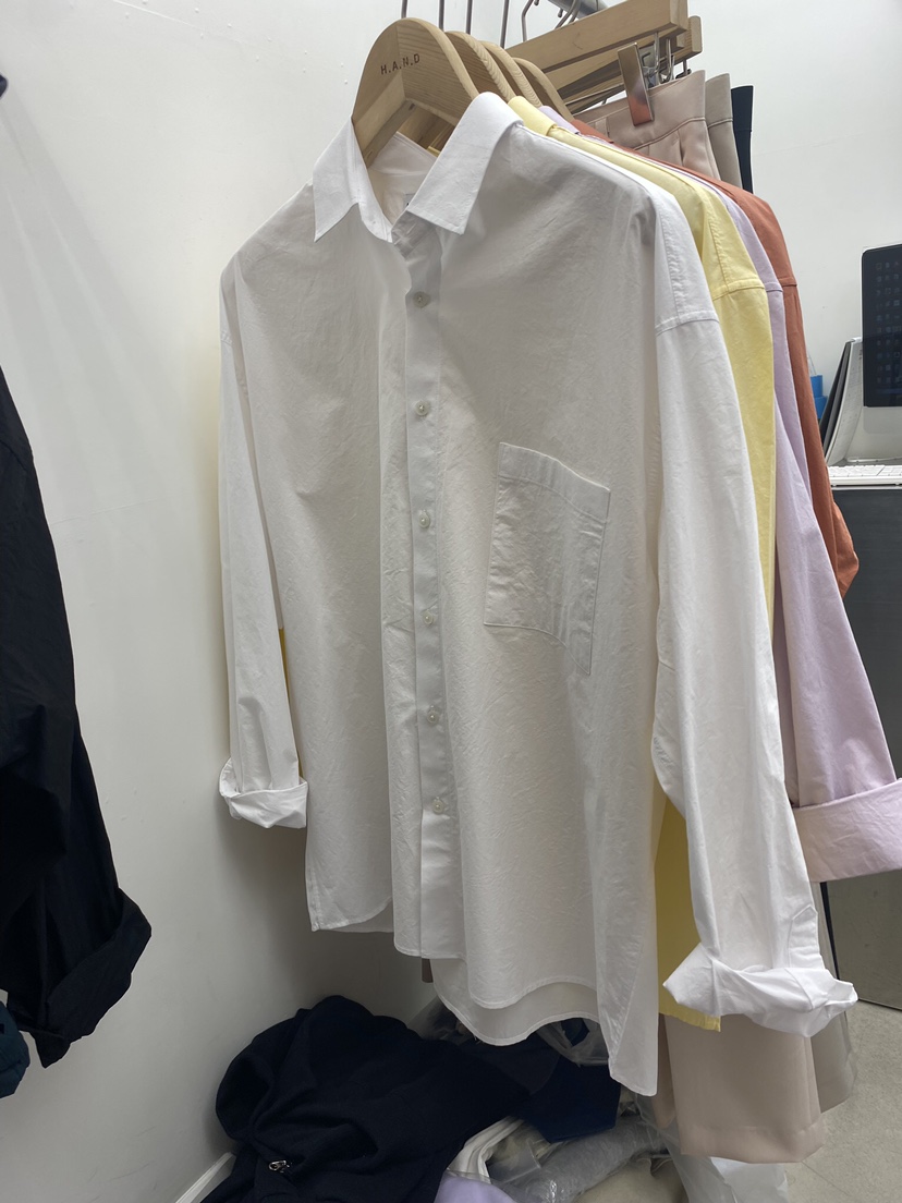 HAND-男裝直郵韓國代購女裝新款真品推薦24春夏襯衫蕾絲衫HAND-男裝襯衫/蕾絲衫