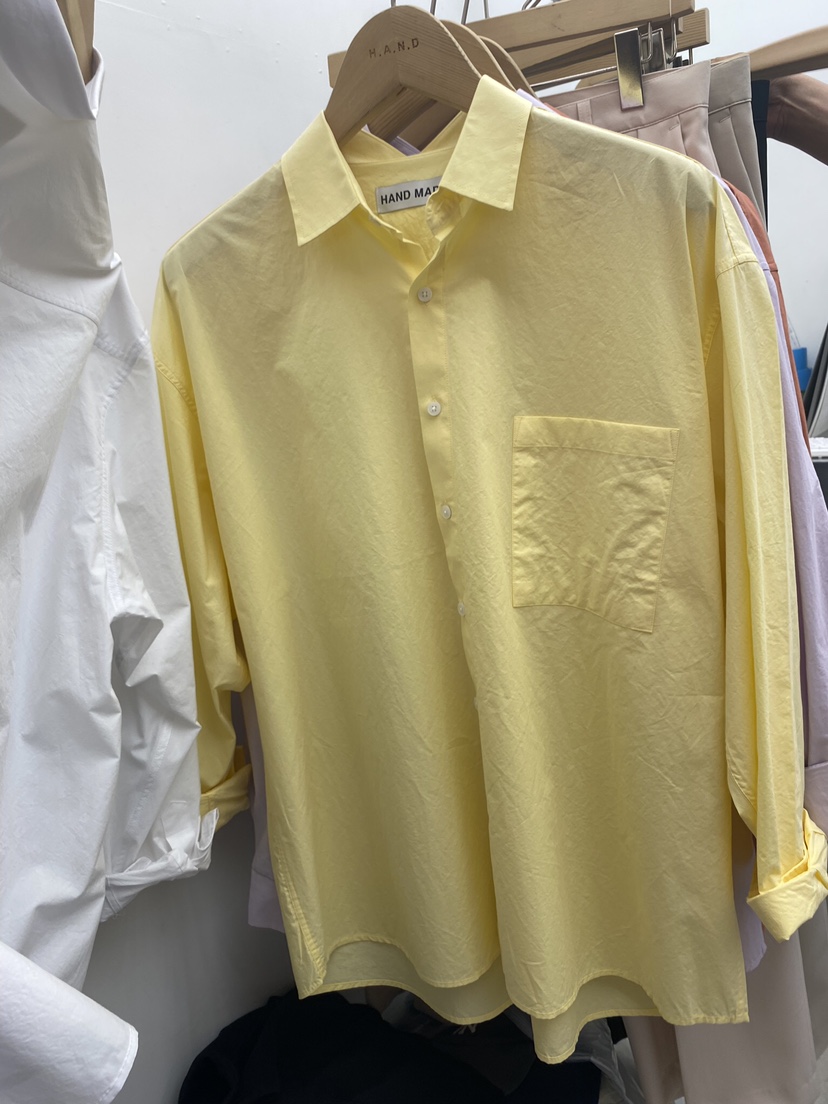 HAND-男裝直郵韓國代購女裝新款真品推薦24春夏襯衫蕾絲衫HAND-男裝襯衫/蕾絲衫圖色2