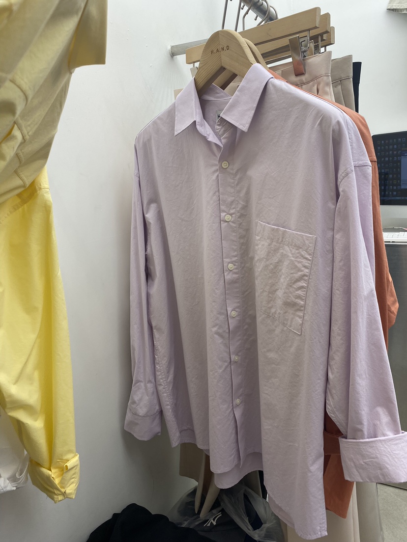 HAND-男裝直郵韓國代購女裝新款真品推薦24春夏襯衫蕾絲衫HAND-男裝襯衫/蕾絲衫圖色3